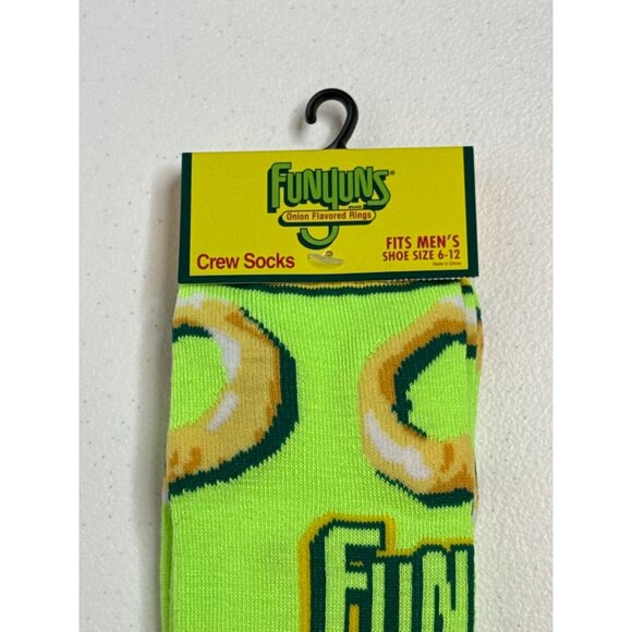 Funyuns Socks Crazy Fun Graphic Novelty Dad Gift Wacky Silly Odd Cool Funny Mens - Picture 2 of 5
